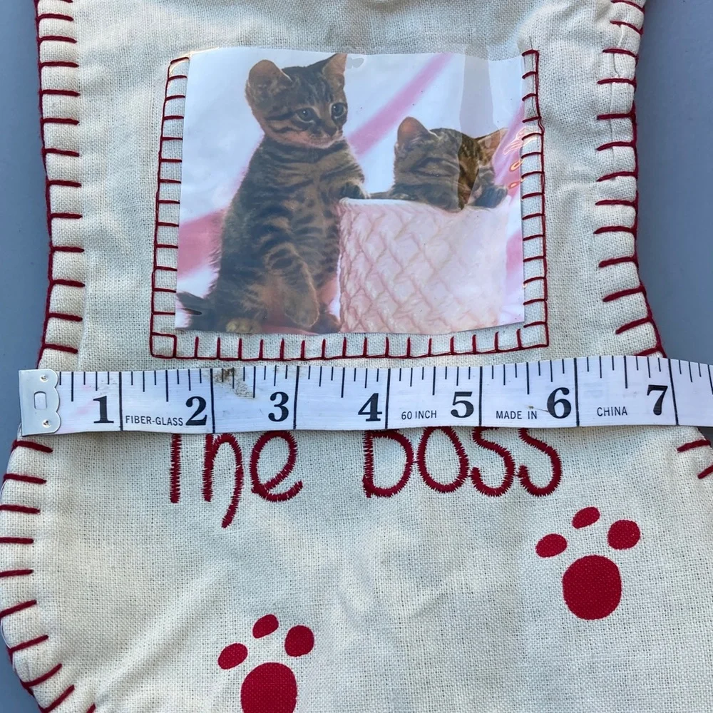Individualized Cat Christmas Stocking